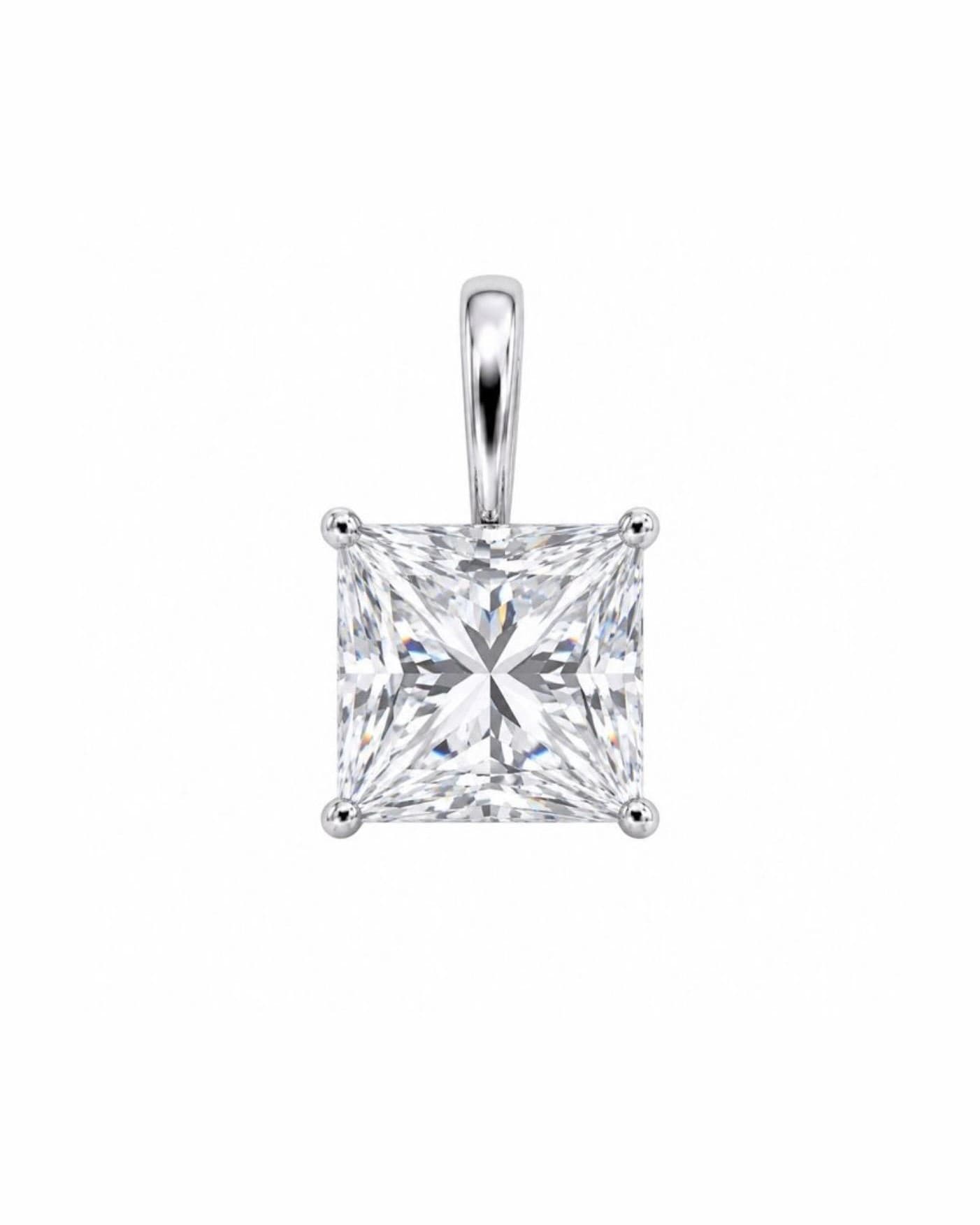Princess Solitaire Pendant